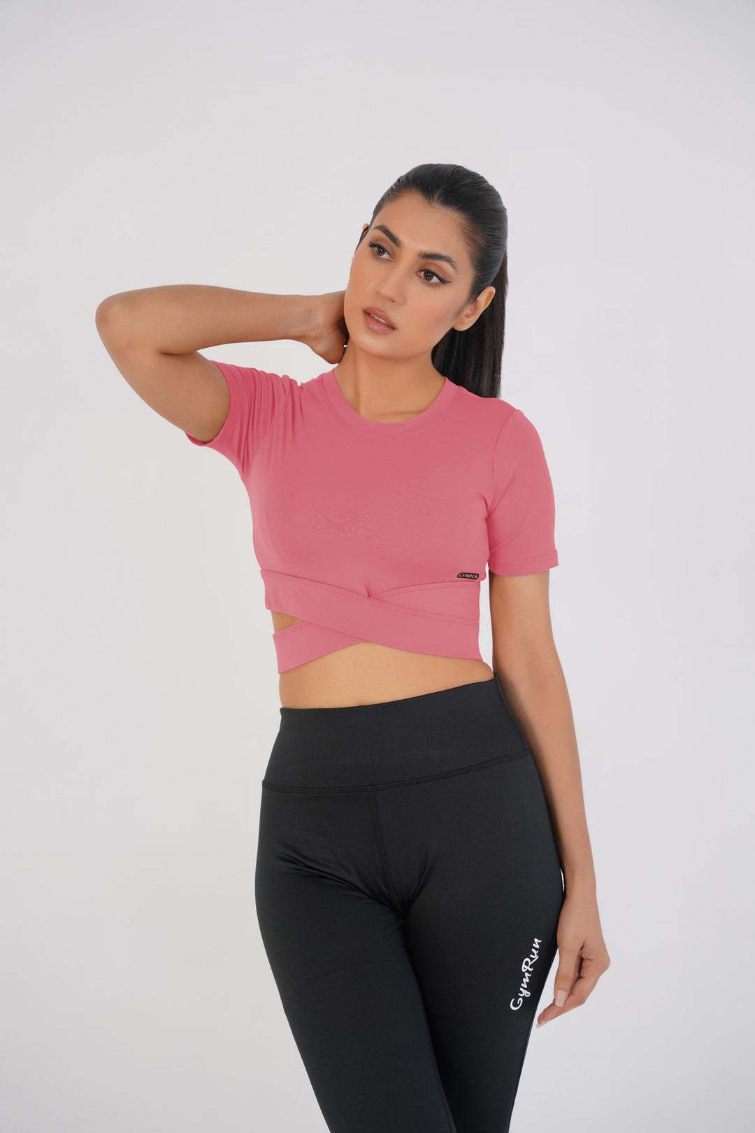 Cropped Wrap Tee