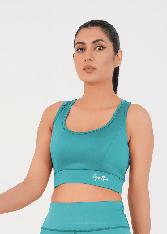 Ladies Basic Performance Sports Bra - Dusky Fern