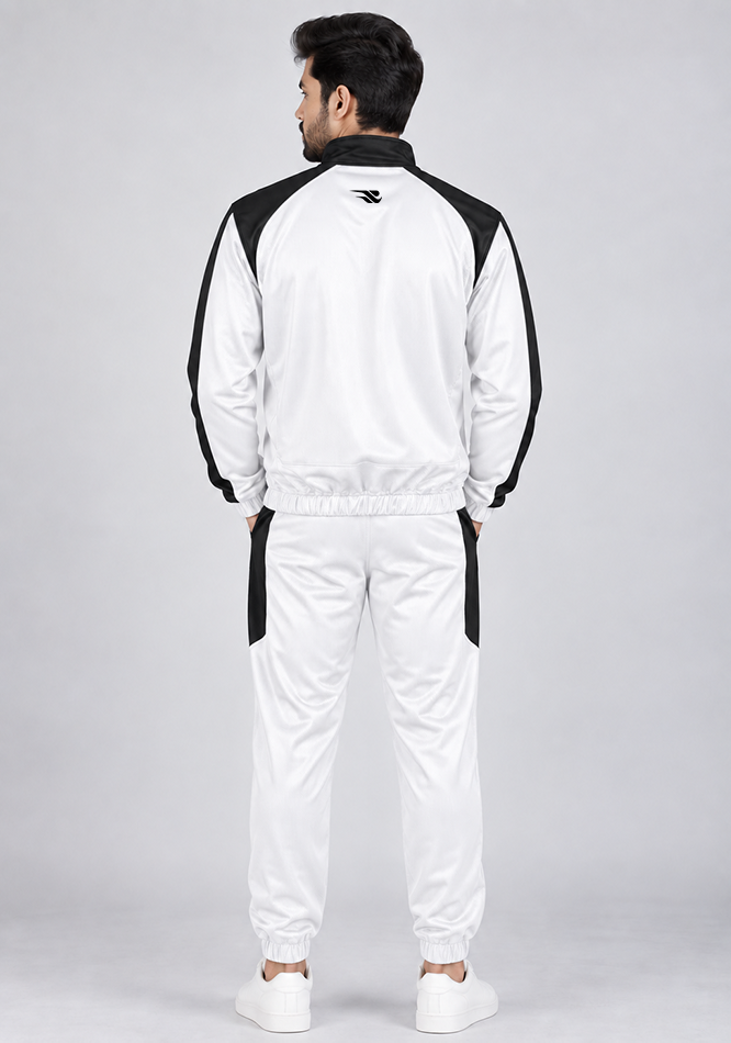 Season Flow Tracksuit - White Gymrun