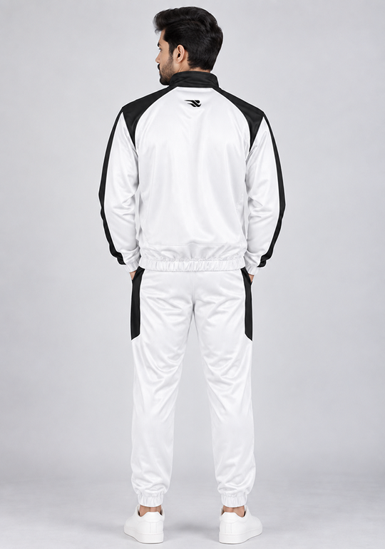 Season Flow Tracksuit - White Gymrun