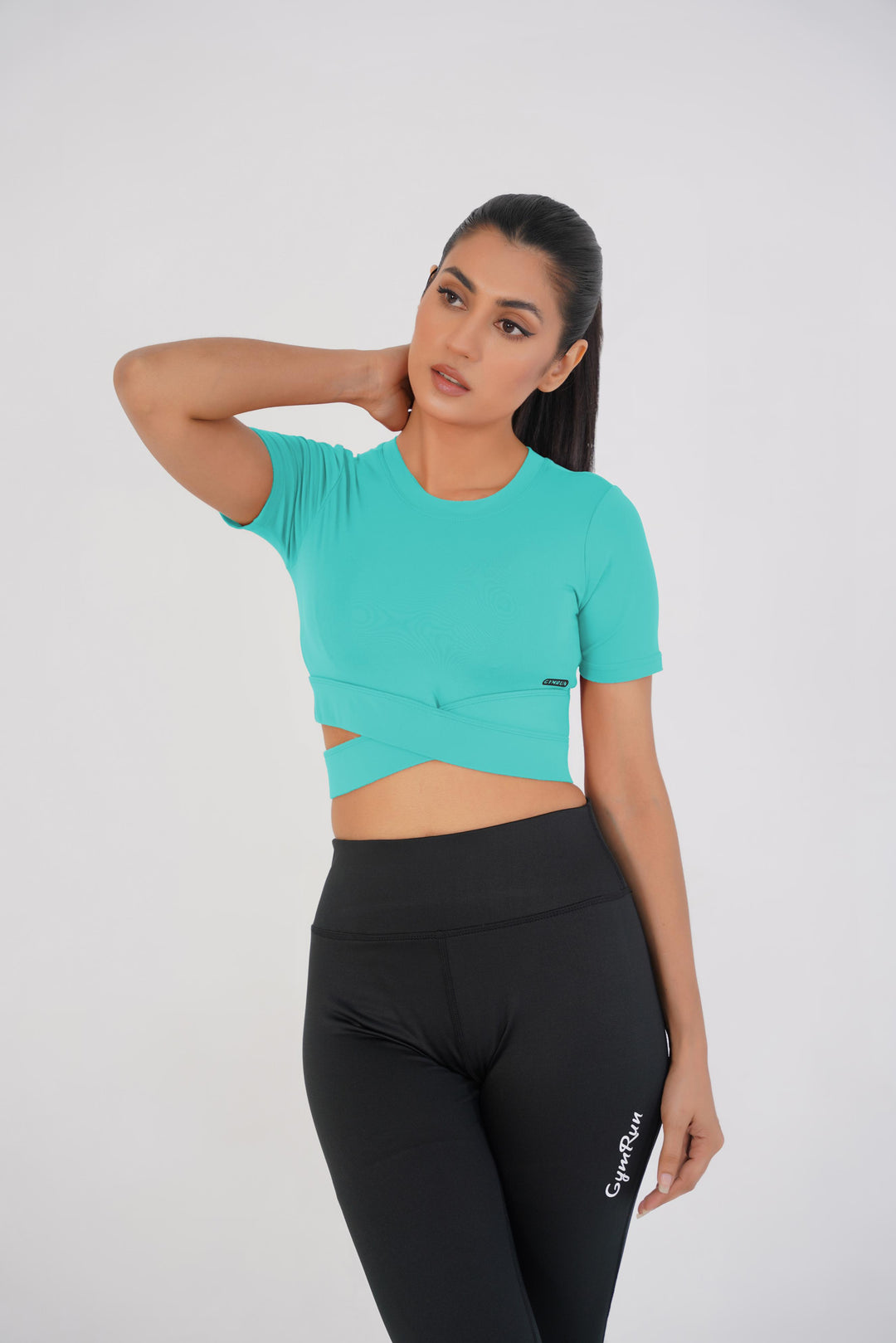 Cropped Wrap Tee