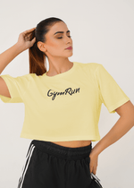 Pursuit Boxy Crop - Lemon