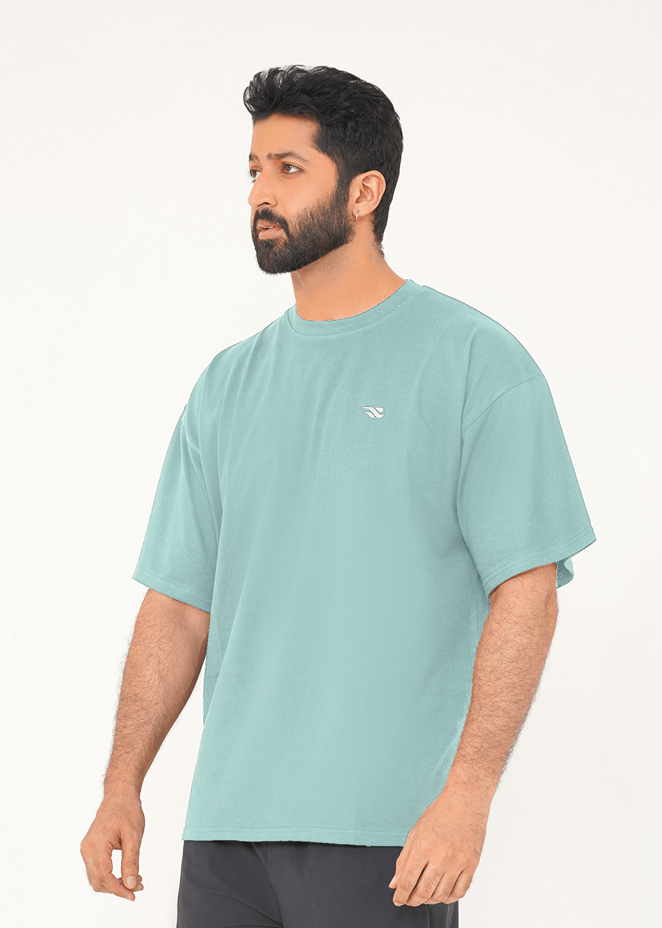Essential Oversized Tee - Celeste Blue