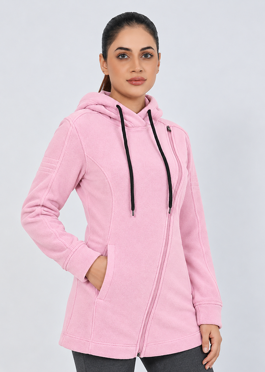 Crossover Hoodie - Pink Gymrun
