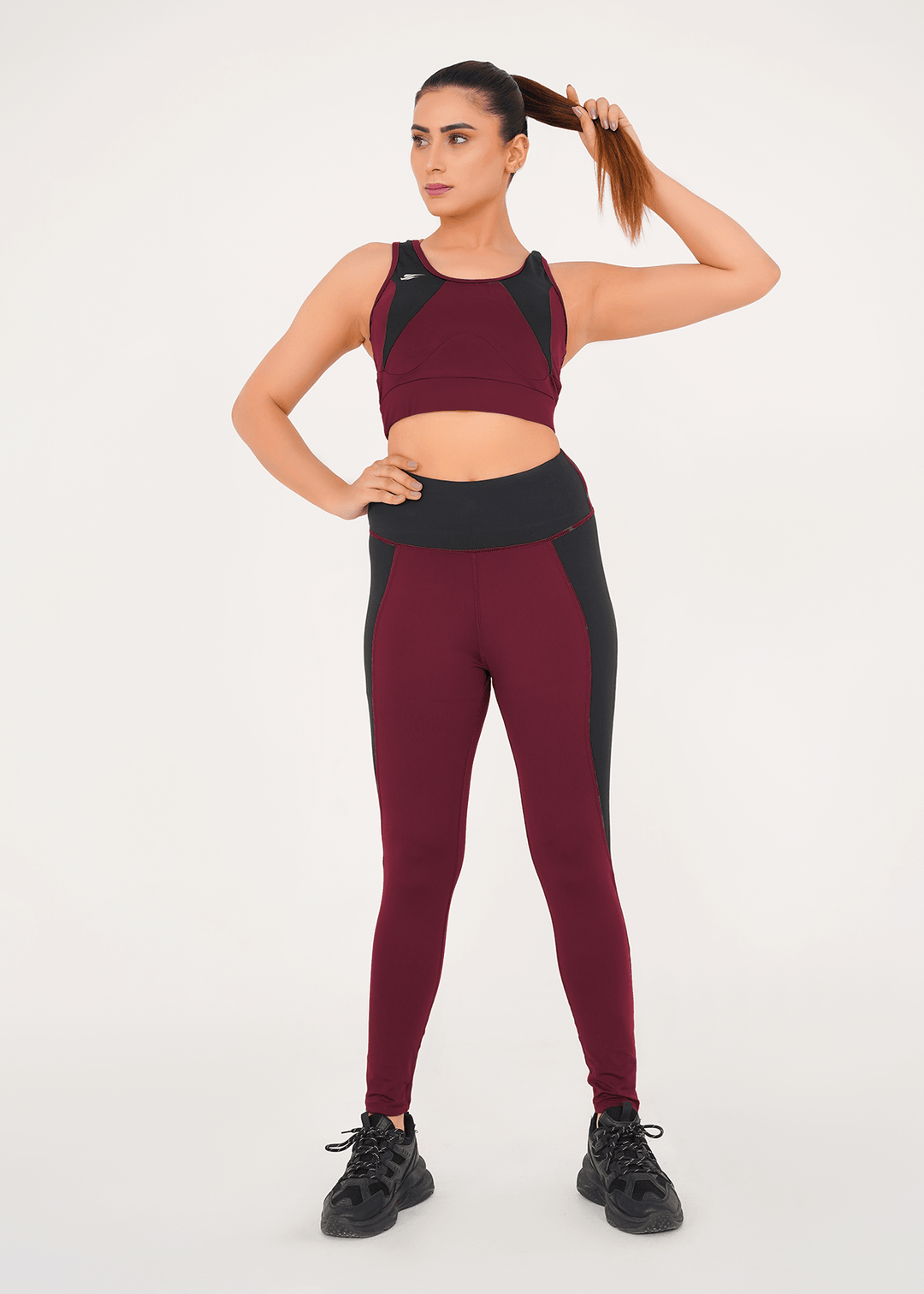 Epic Sports Bra + Legging - Maroon