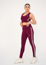 Impact Sports Bra + Legging - Maroon