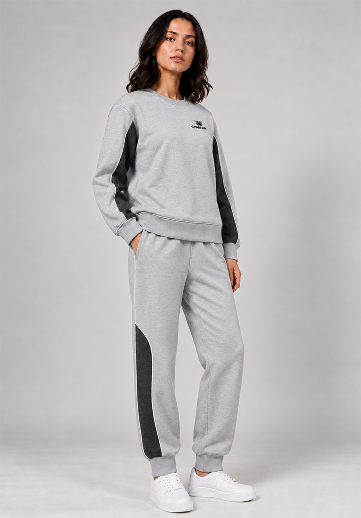 Stride Edge Set - Heather Grey/Charcoal Gymrun
