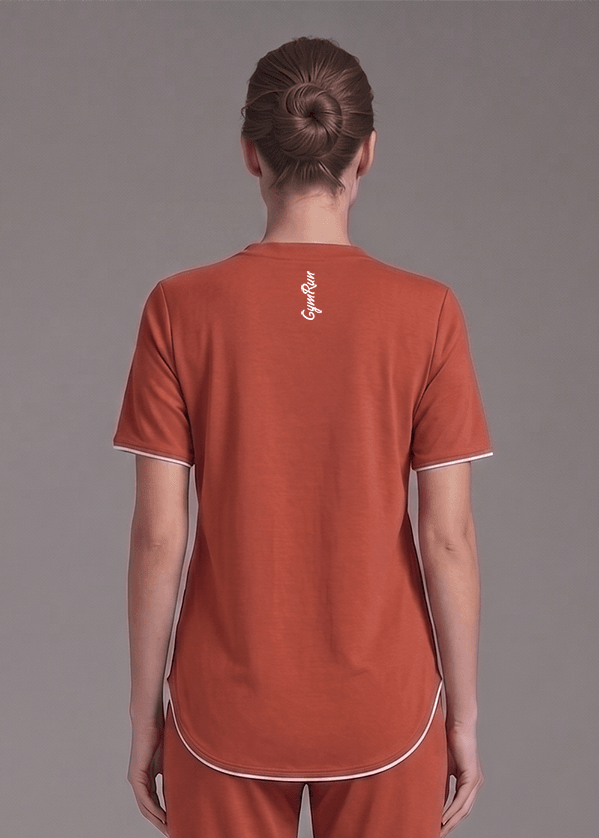 Motion Line T-Shirt - Intense Rust