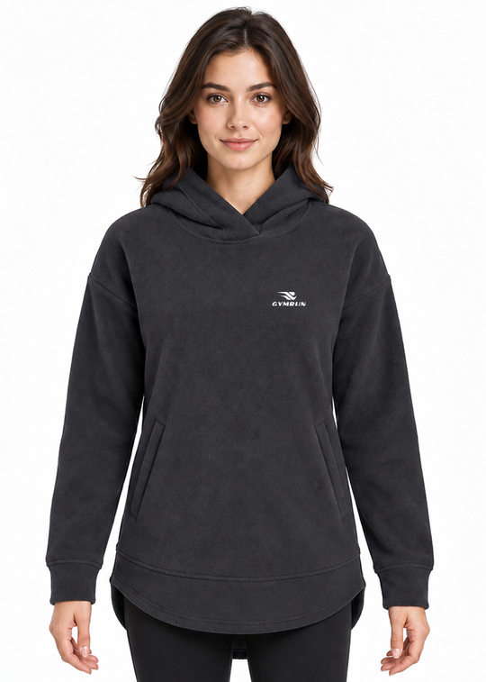Cozy Curve Hoodie - Black Gymrun