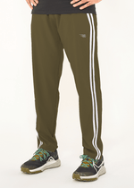 Men Velocity Stripe Trouser - Olive/White