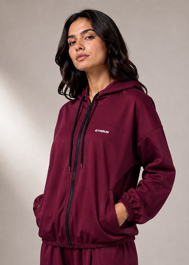 Zero Fit Hoodie - Maroon