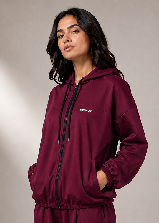 Zero Fit Hoodie - Maroon