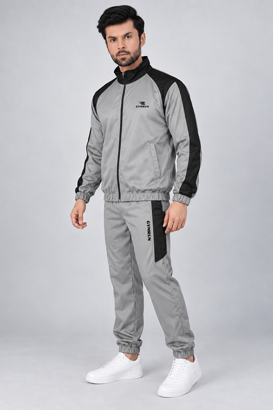 Season Flow Tracksuit - Grey Gymrun
