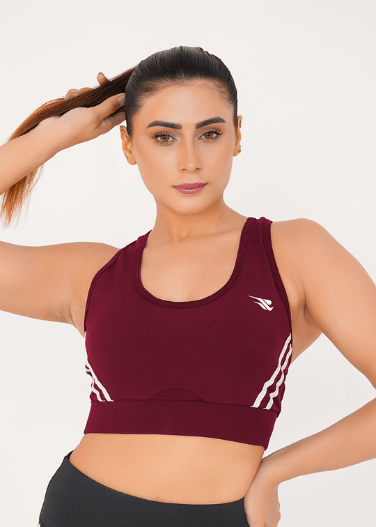 Impact Sports Bra - Maroon