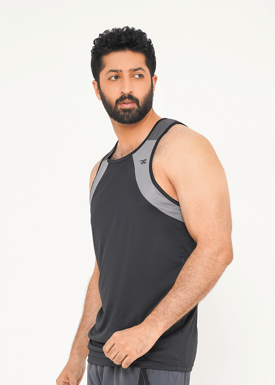 Titan Flex Tank - Black/Grey