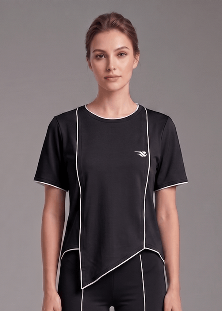 Motion Line T-Shirt - Black