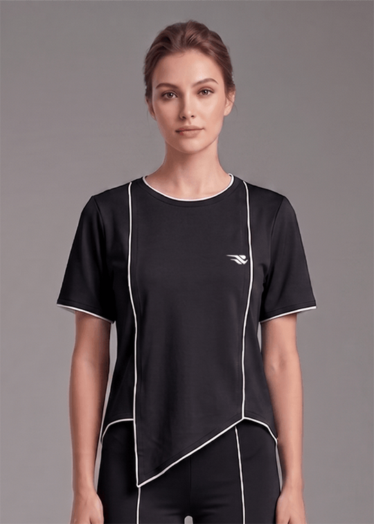 Motion Line T-Shirt - Black