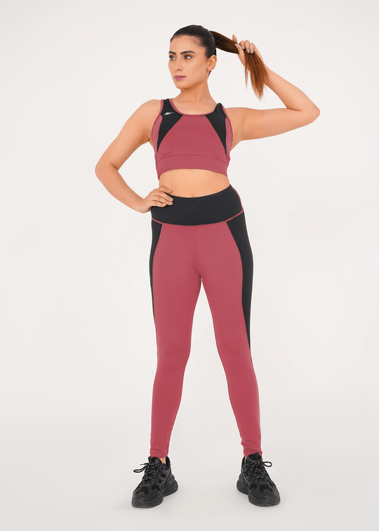 Epic Sports Bra + Legging - Tea Pink
