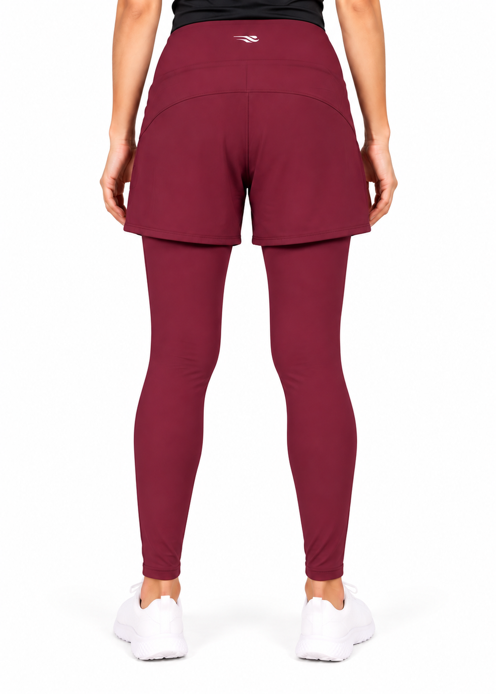 Stride Short Tights - Maroon Gymrun