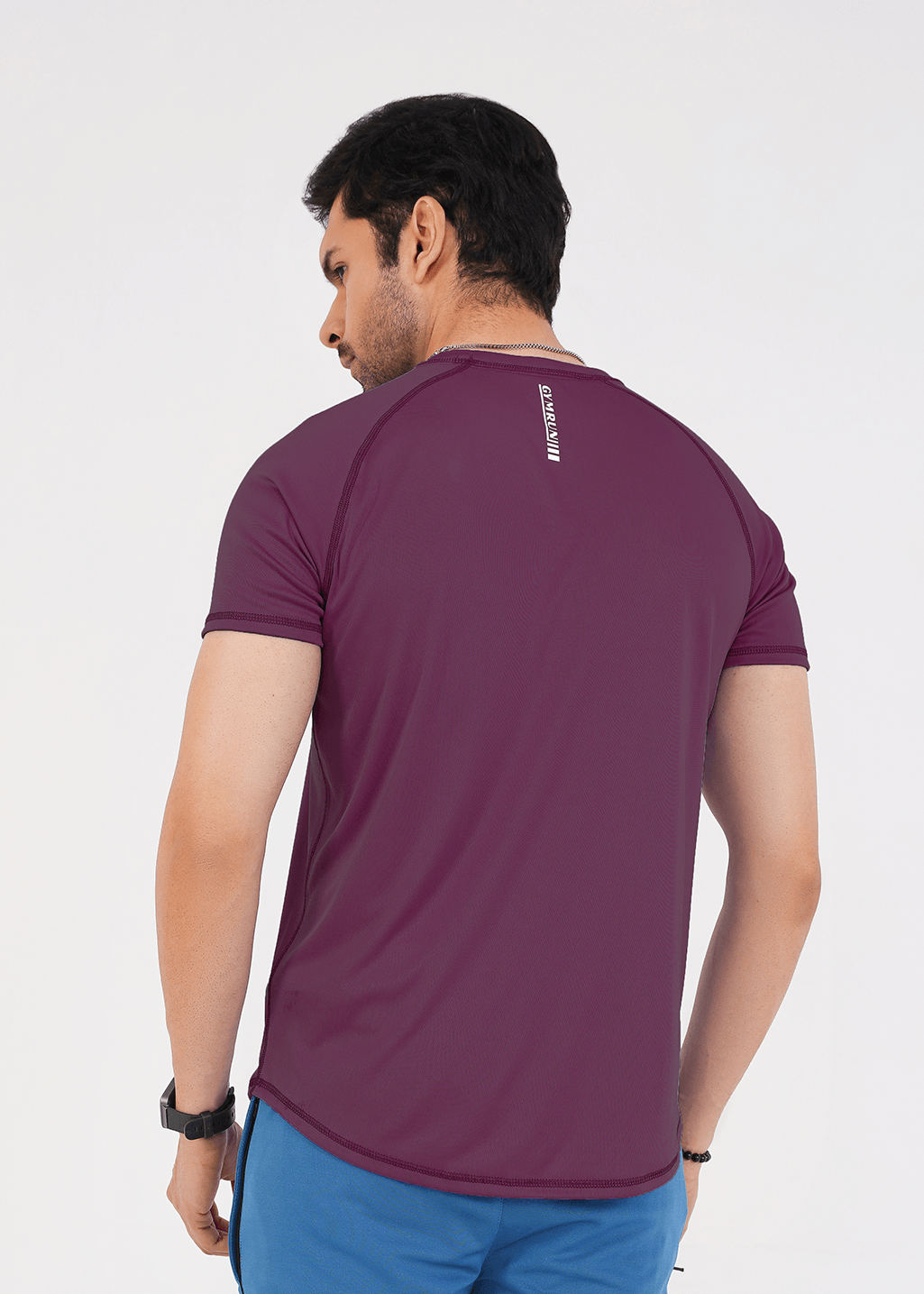 Men's Basic Performance T-Shirt - Deep Plum