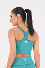 Ladies Basic Performance Sports Bra - Dusky Fern