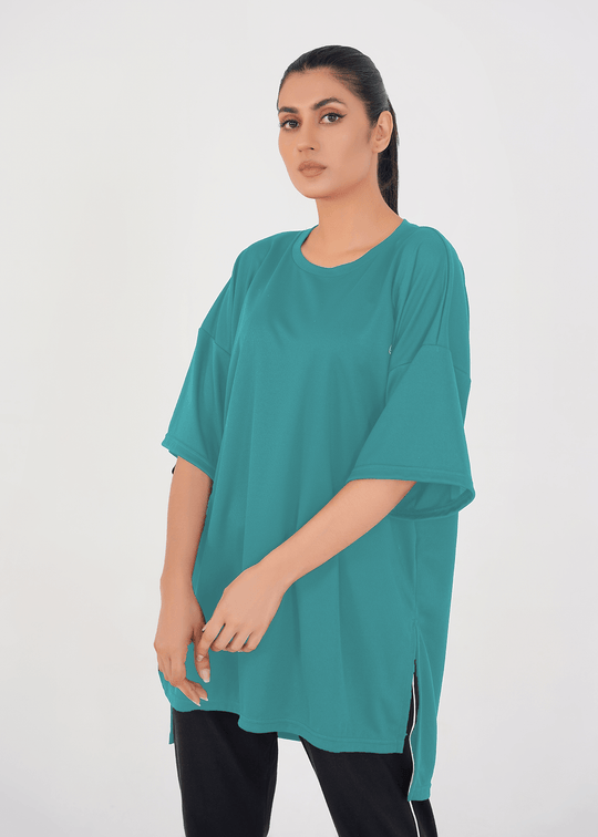 Oversized Modest T-shirt - Teal