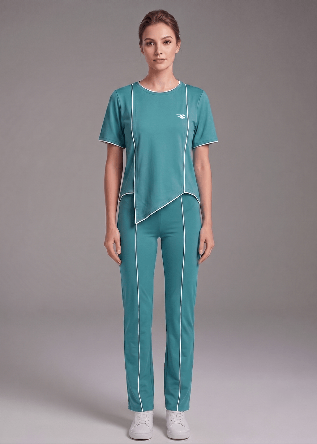 Motion Line Tracksuit - Dusky Fern