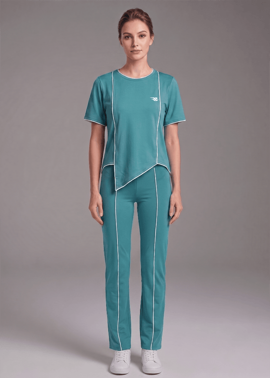 Motion Line Tracksuit - Dusky Fern