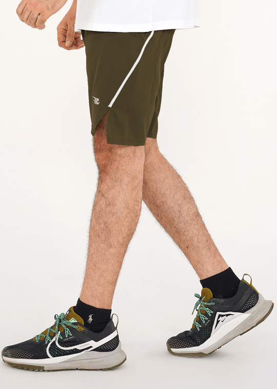 Prime Baggy Short - Olive/White