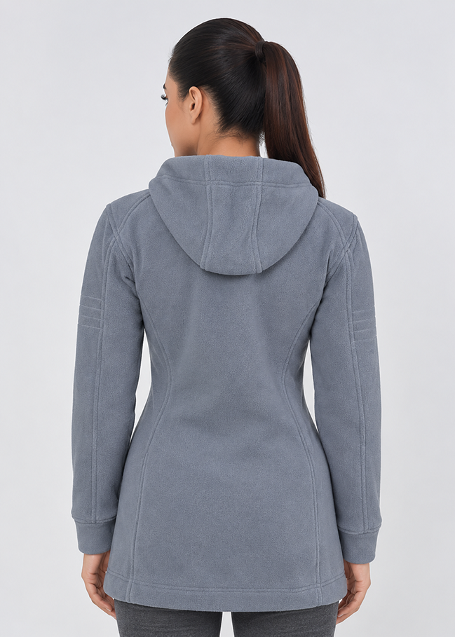 Crossover Hoodie - Grey Gymrun