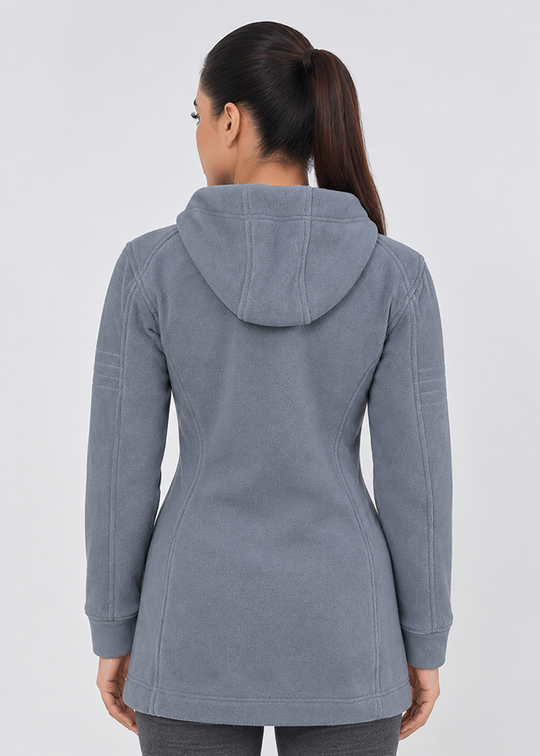 Crossover Hoodie - Grey Gymrun