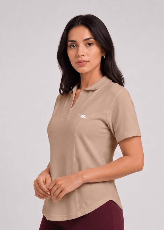 Signature Polo Shirt - Beige