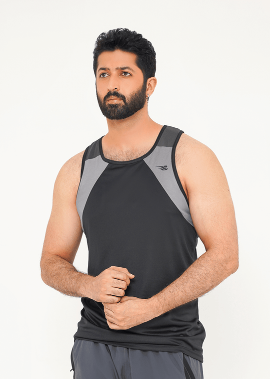 Titan Flex Tank - Black/Grey