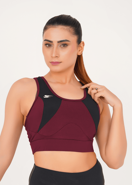 Epic Sports Bra - Maroon