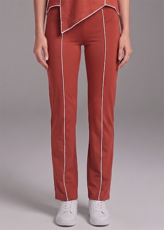 Motion Line Trouser - Intense Rust