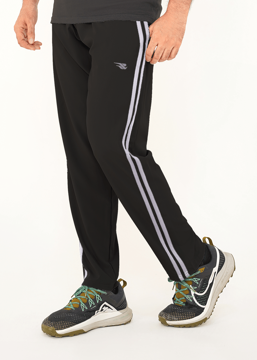 Men Velocity Stripe Trouser - Black/Grey
