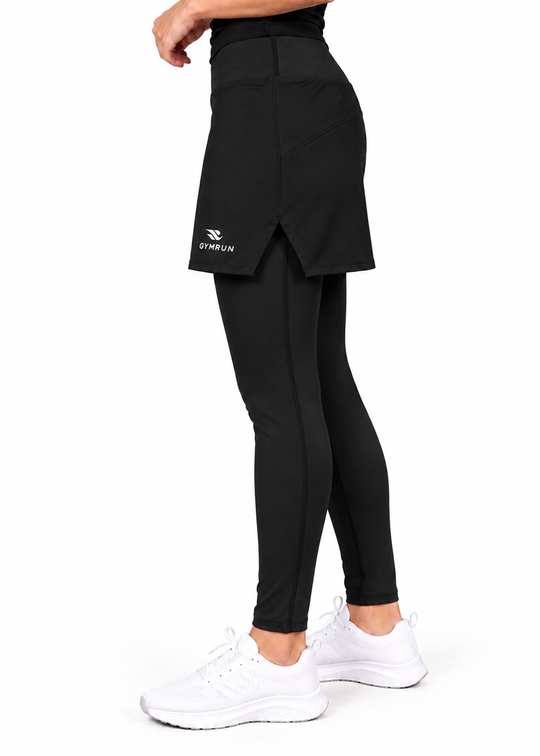 Stride Short Tights - Black Gymrun