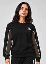 Stride Edge Sweatshirt - Black/Olive