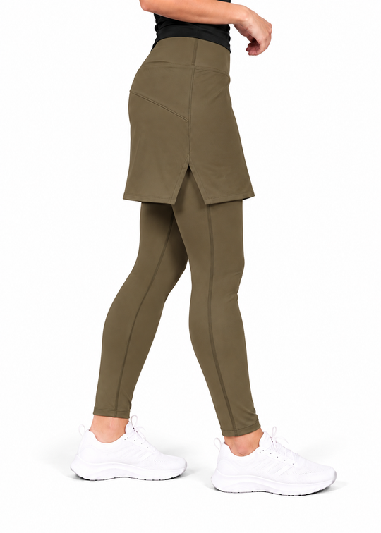 Stride Short Tights - Olive Gymrun