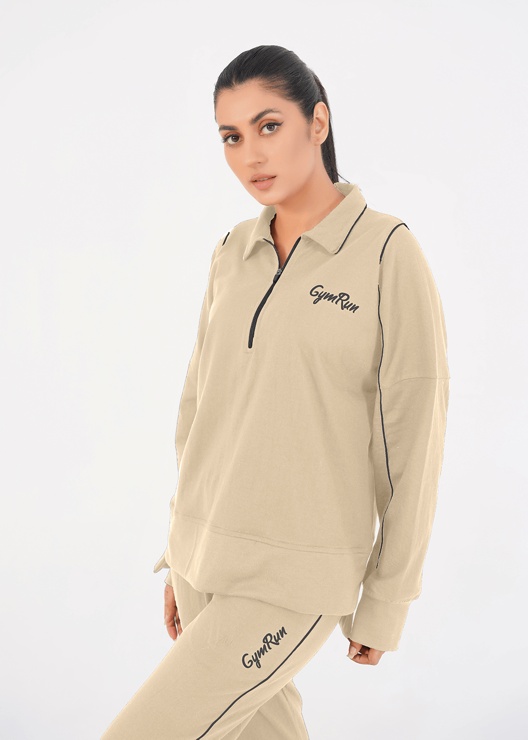 Ease Flex Track Suit - Beige