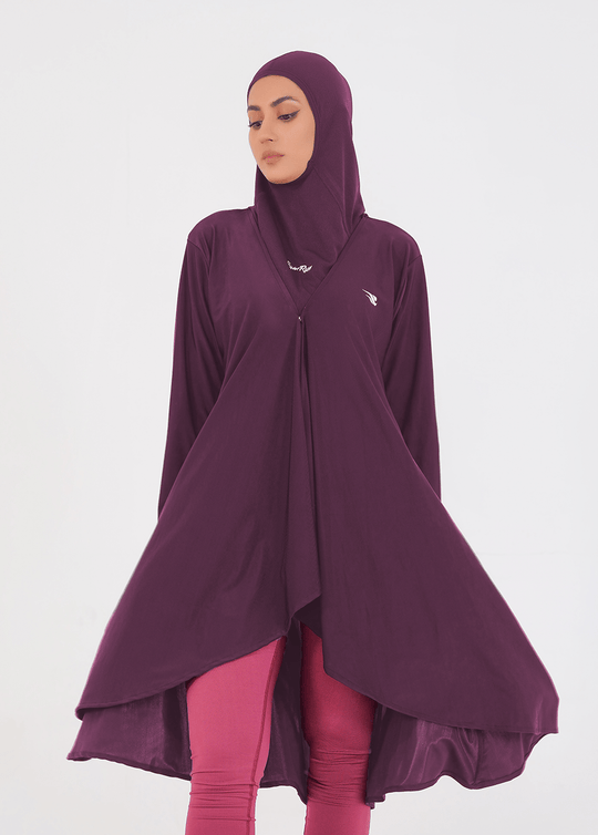 Cape Wrap Lite - Deep Plum