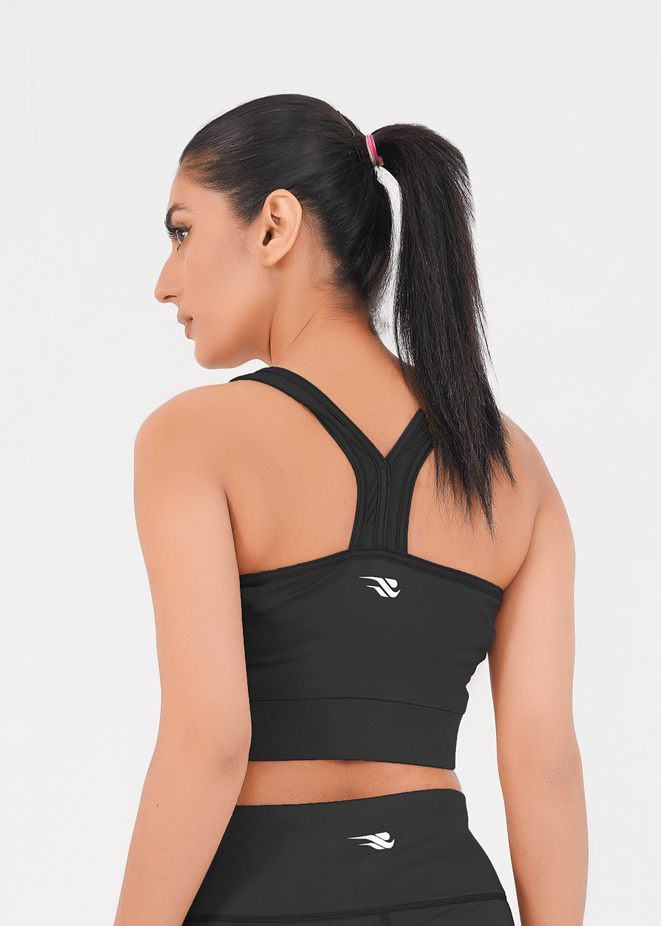 Ladies Basic Performance Sports Bra -  Black