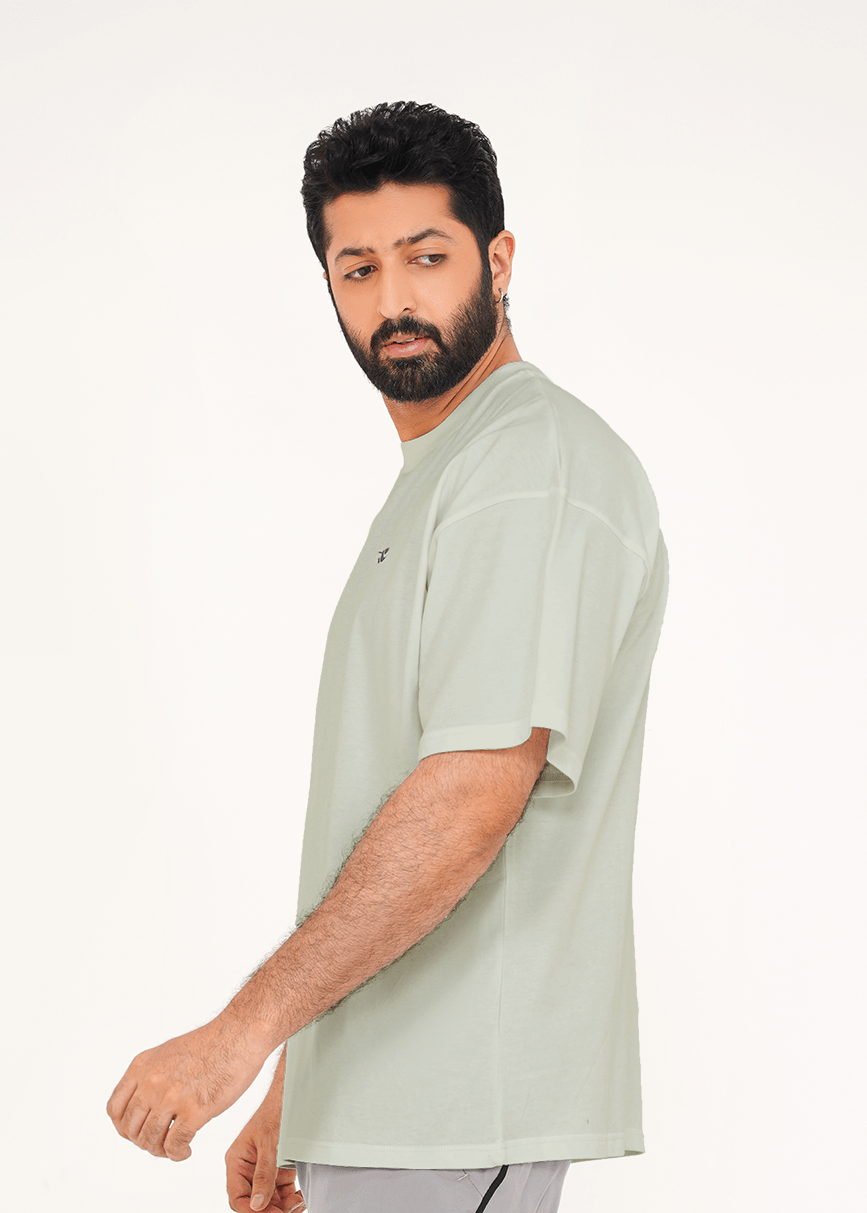 Essential Oversized Tee - Stone Grey