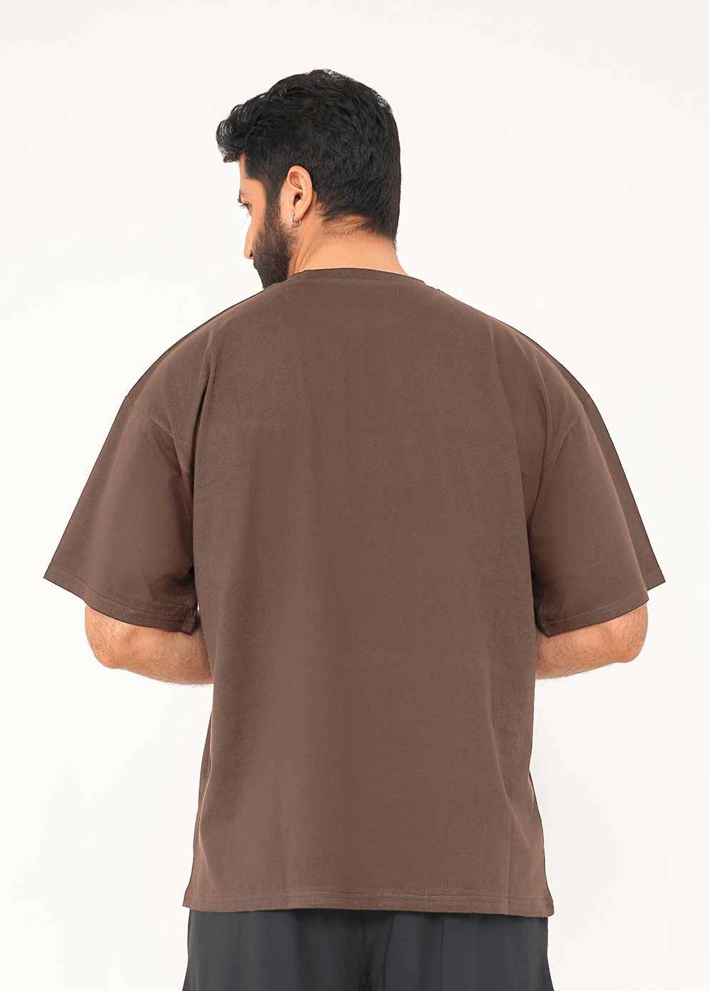 Essential Oversized Tee - Walnut Brown