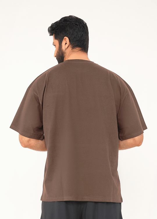 Essential Oversized Tee - Walnut Brown