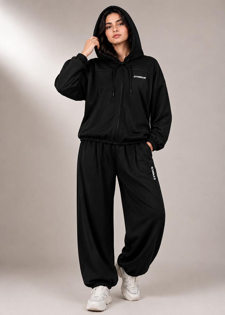 Zero Fit Tracksuit - Black