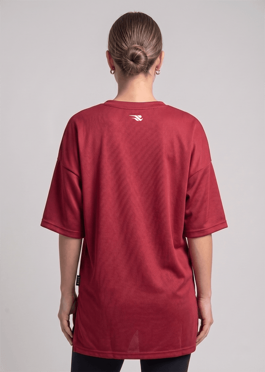 Prime Oversized T-Shirt - Maroon