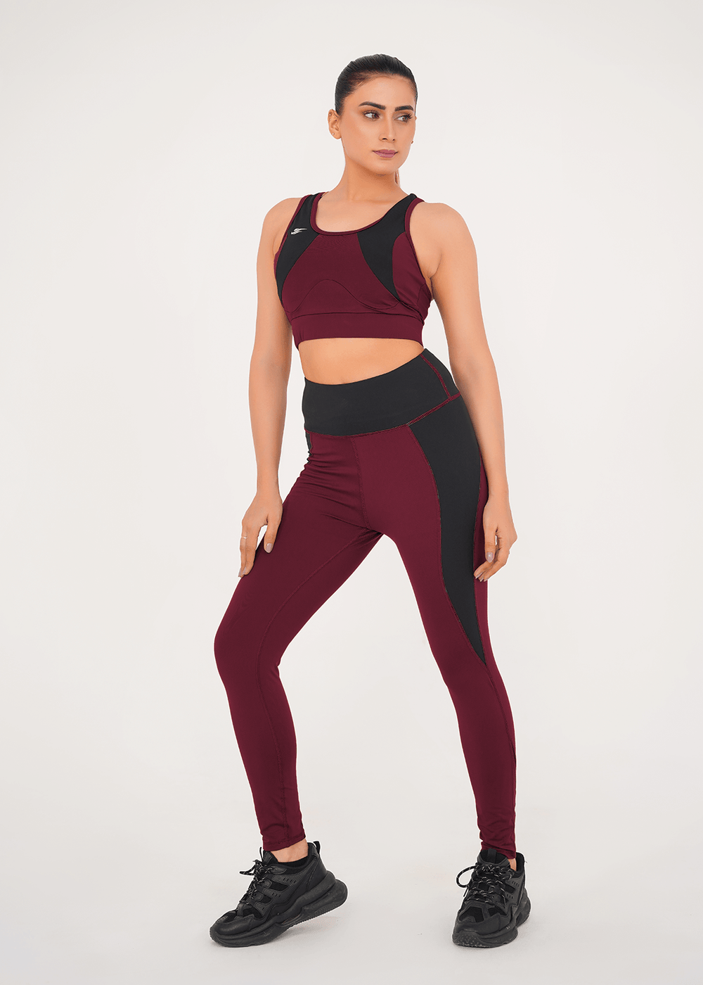 Epic Sports Bra + Legging - Maroon