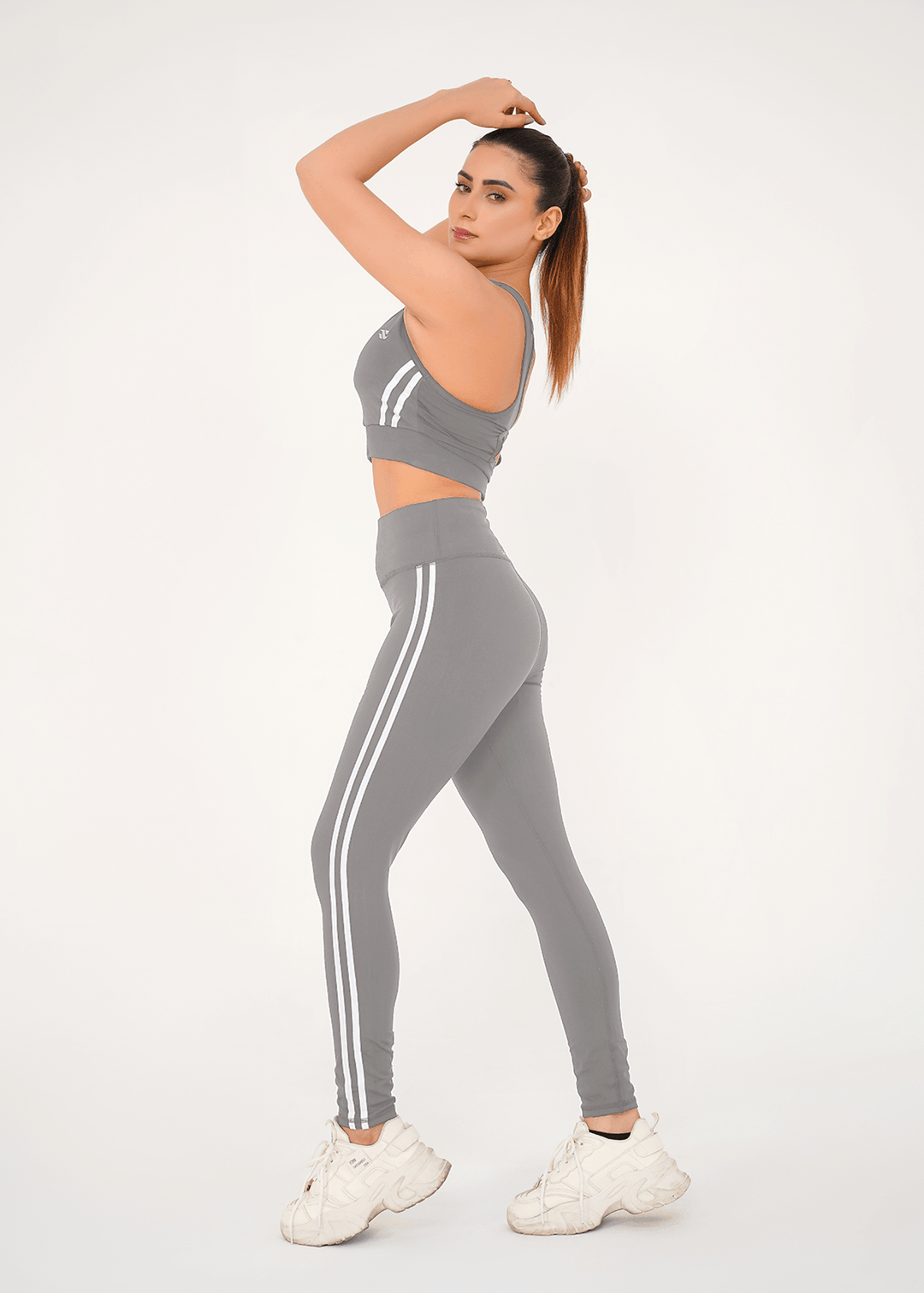 Impact Sports Bra + Legging - Grey