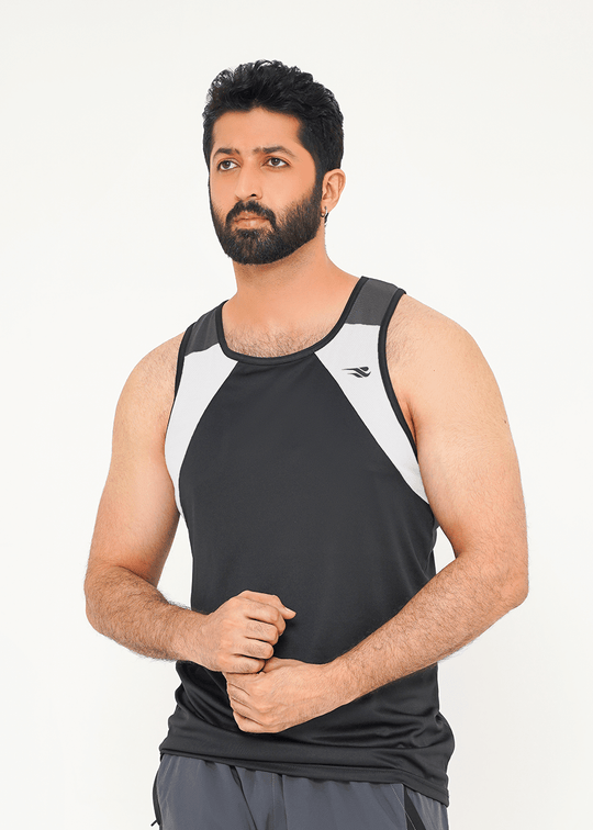 Titan Flex Tank - Black/White